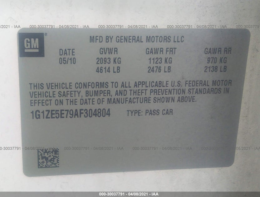 1G1ZE5E79AF304804