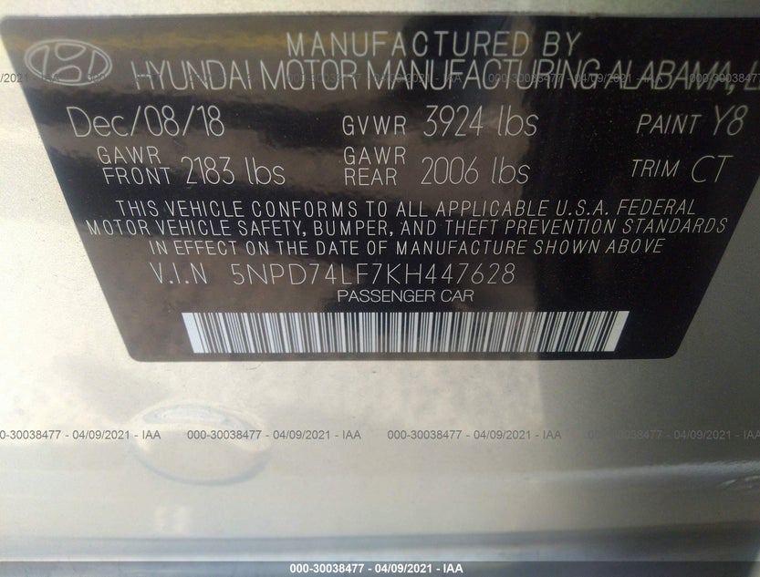 5NPD74LF7KH447628