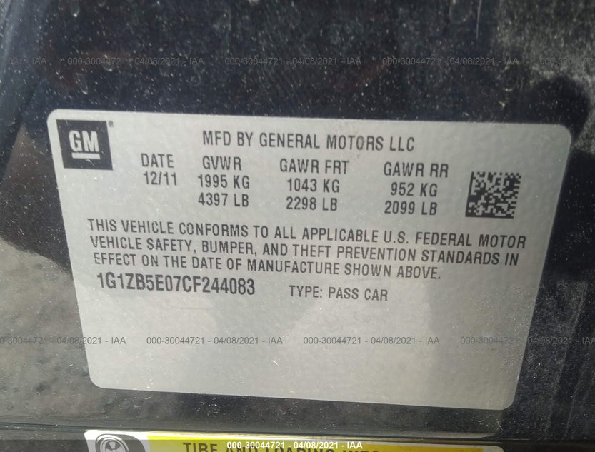 1G1ZB5E07CF244083