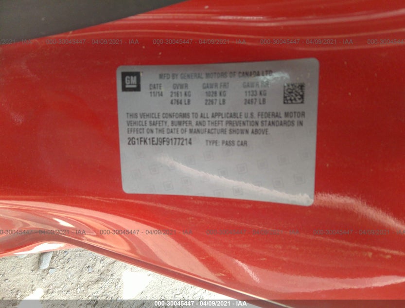 2G1FK1EJ9F9177214