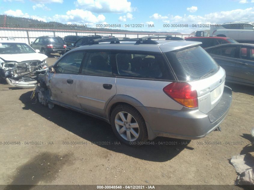 2007 Subaru Outback 2.5I VIN: 4S4BP61C077317676 Lot: 30048548