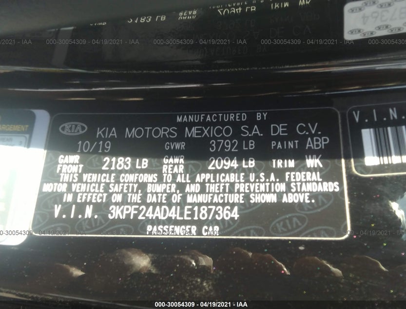 3KPF24AD4LE187364