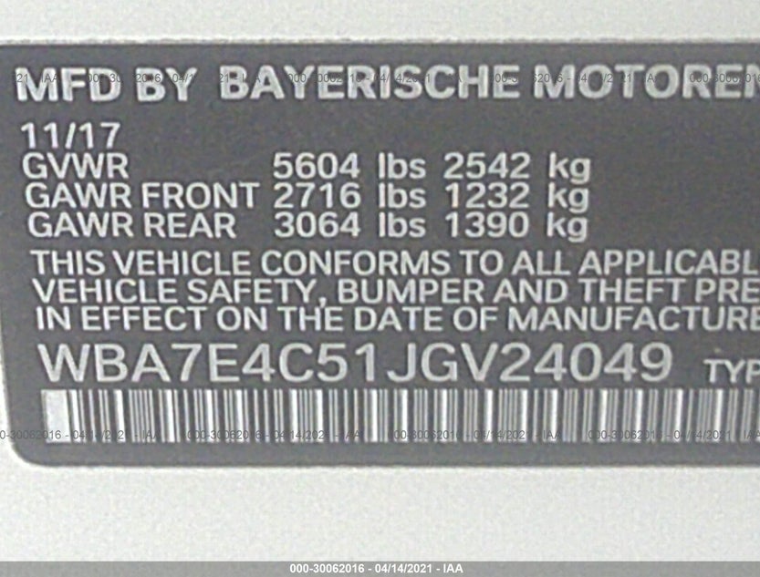WBA7E4C51JGV24049