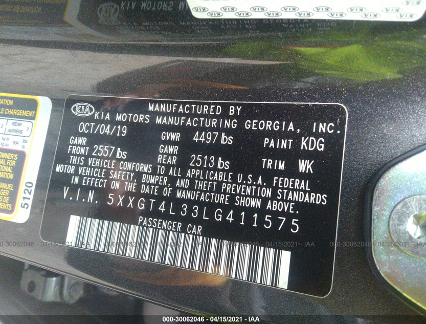 5XXGT4L33LG411575