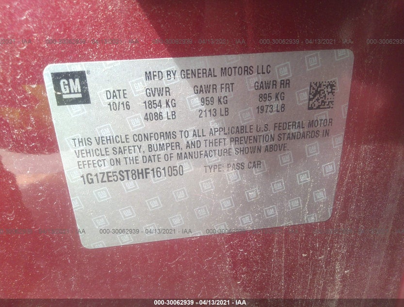 1G1ZE5ST8HF161050