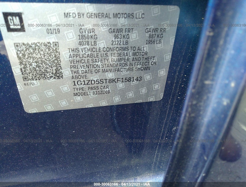 1G1ZD5ST8KF158143