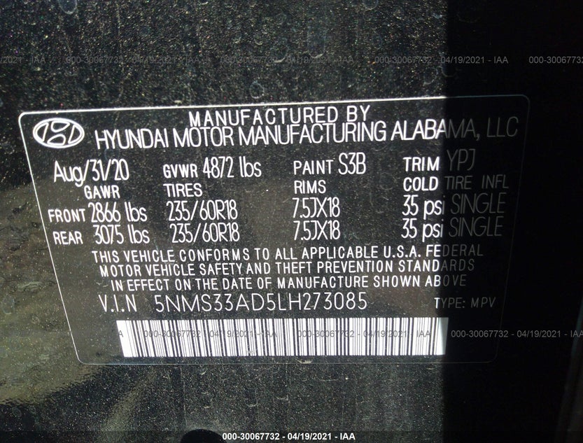 5NMS33AD5LH273085