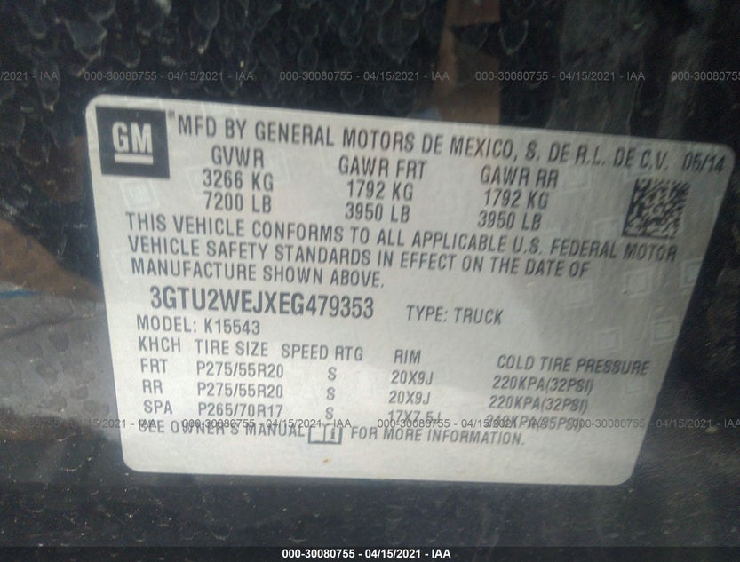 3GTU2WEJXEG479353