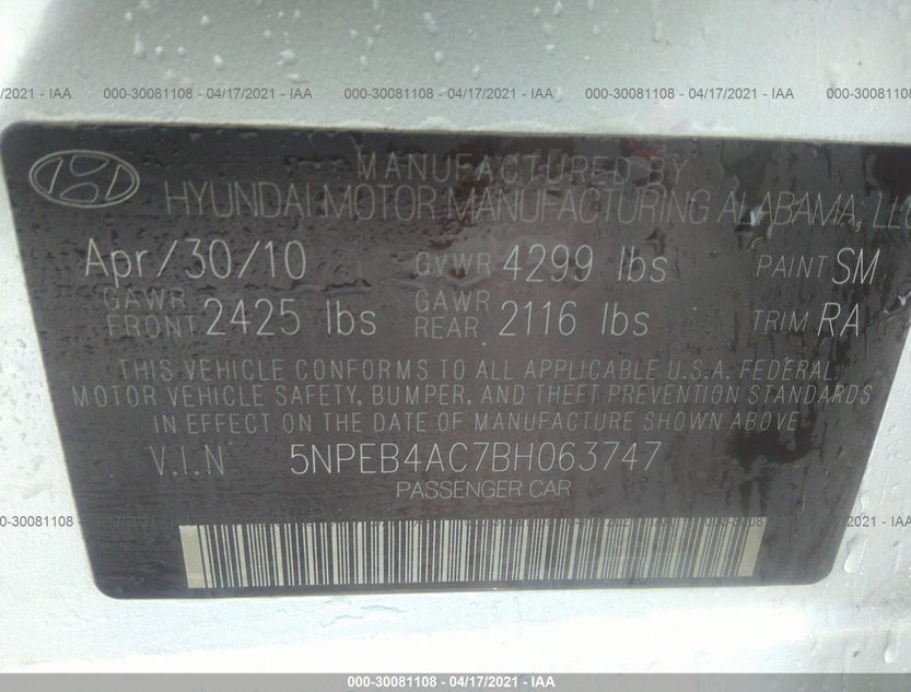 5NPEB4AC7BH063747