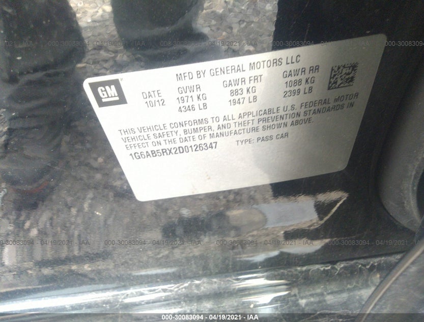 1G6AB5RX2D0126347