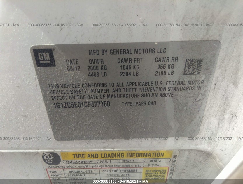 1G1ZC5E01CF377760