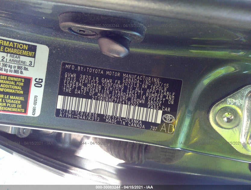 2T1BURHE7FC418202