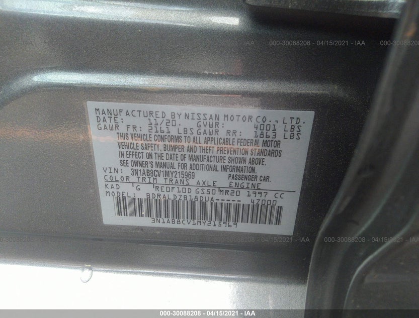 3N1AB8CV1MY215969