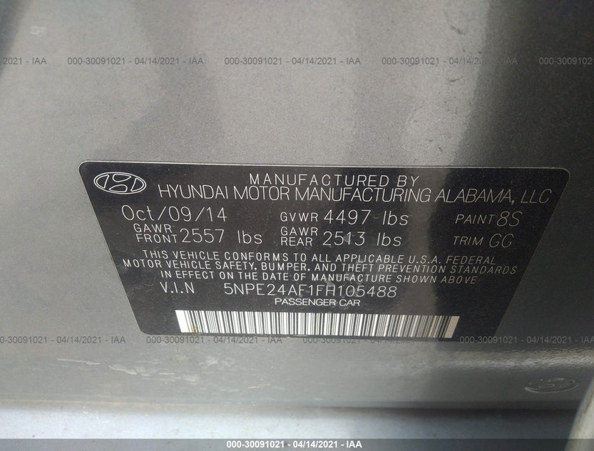 5NPE24AF1FH105488