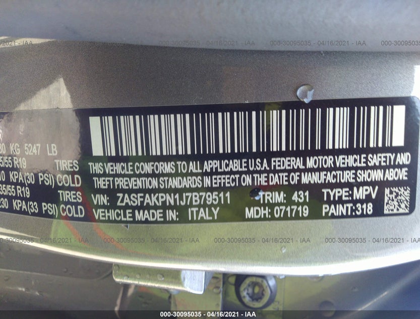 ZASFAKPN1J7B79511
