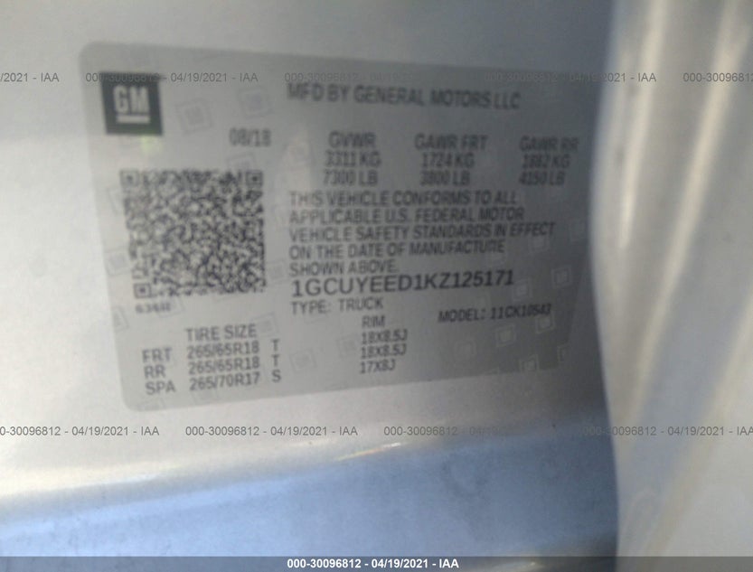 1GCUYEED1KZ125171