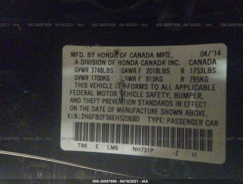 2HGFB2F56EH520680