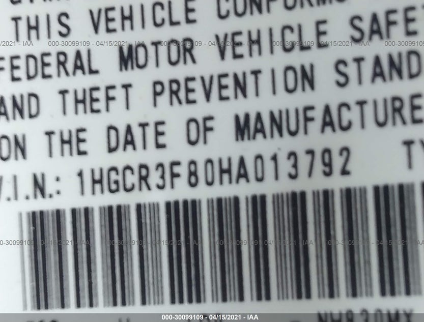 1HGCR3F80HA013792