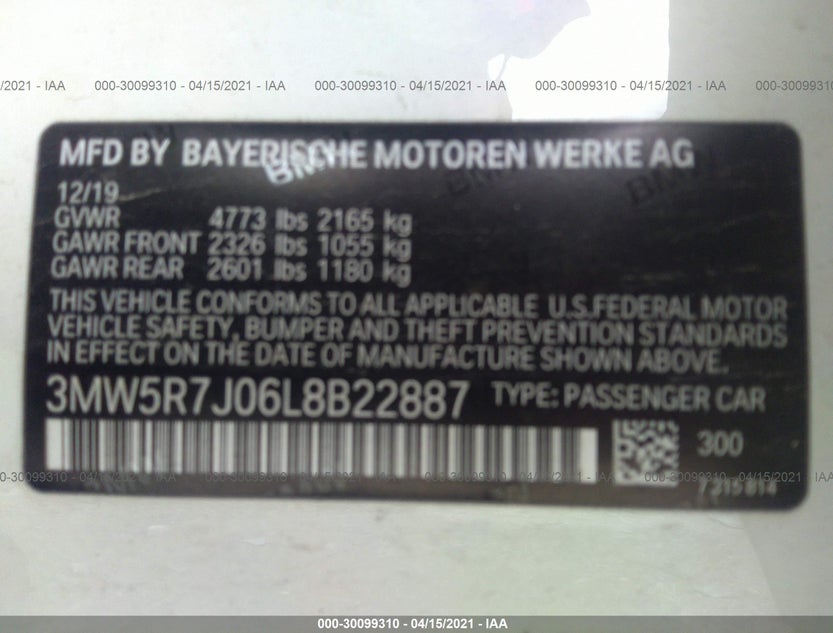 3MW5R7J06L8B22887