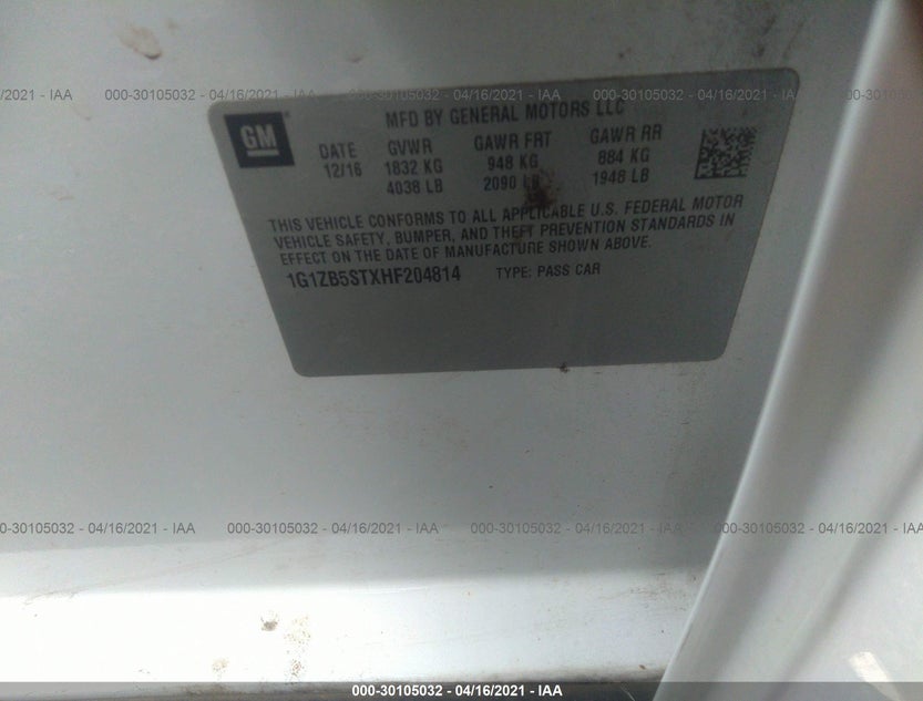 1G1ZB5STXHF204814