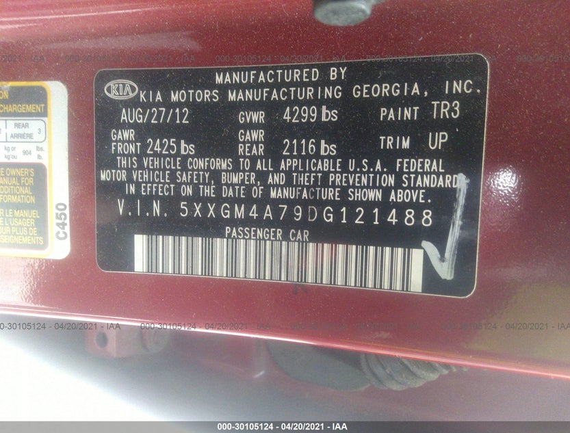 5XXGM4A79DG121488