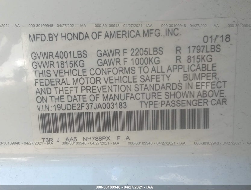19UDE2F37JA003183