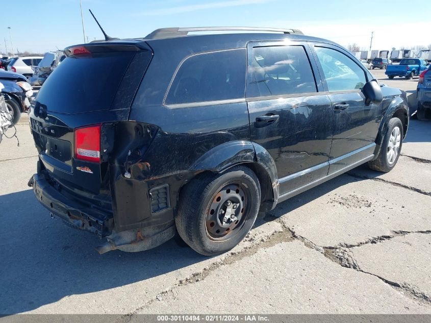 2014 Dodge Journey Se VIN: 3C4PDCAB8ET261505 Lot: 30110494