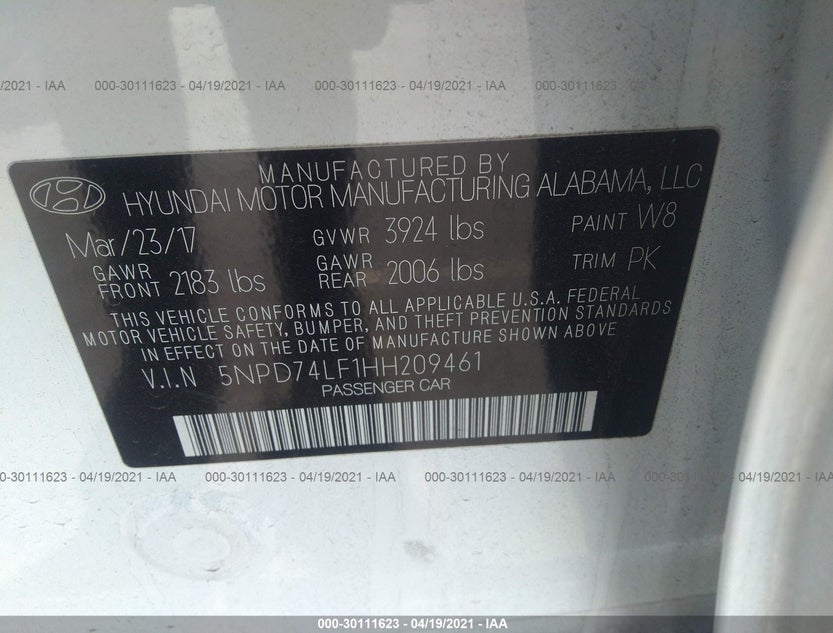 5NPD74LF1HH209461