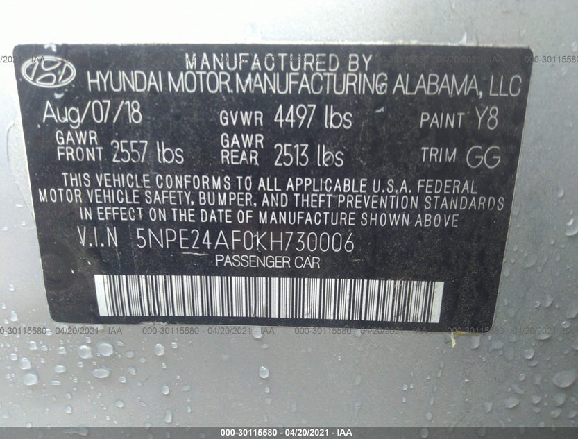 5NPE24AF0KH730006