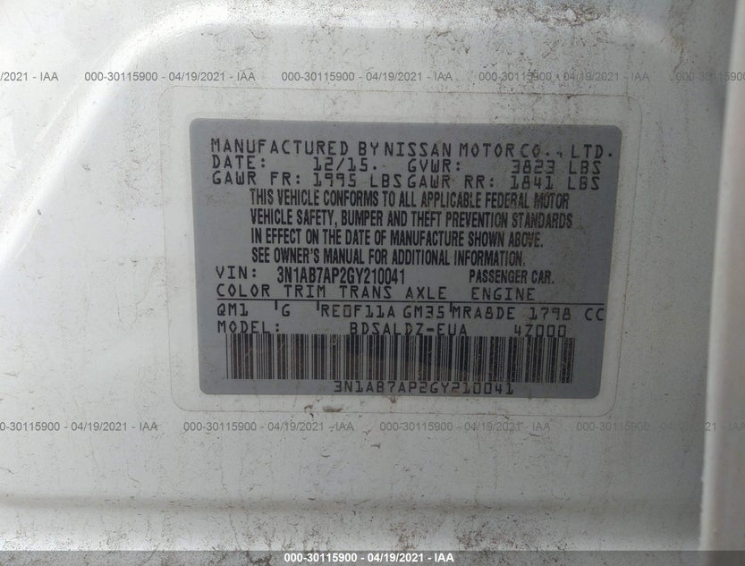 3N1AB7AP2GY210041