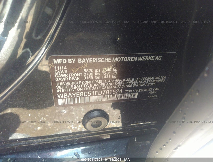WBAYE8C51FD781524