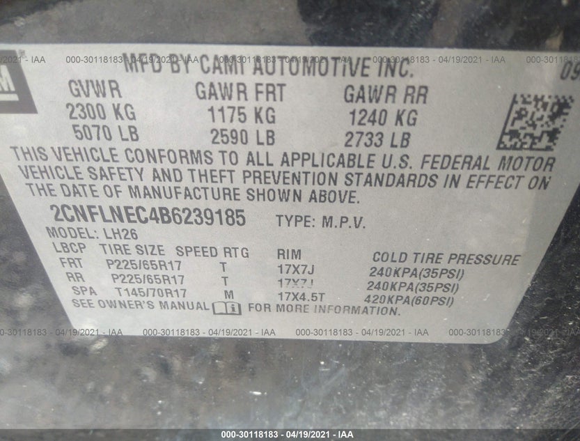 2CNFLNEC4B6239185