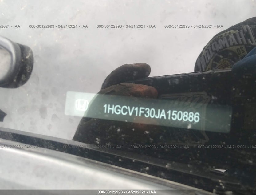 1HGCV1F30JA150886