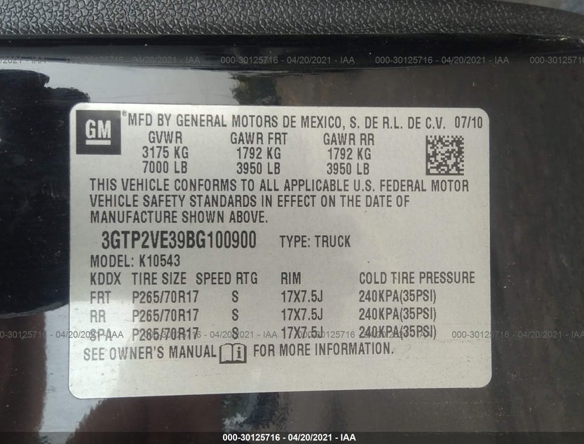 3GTP2VE39BG100900