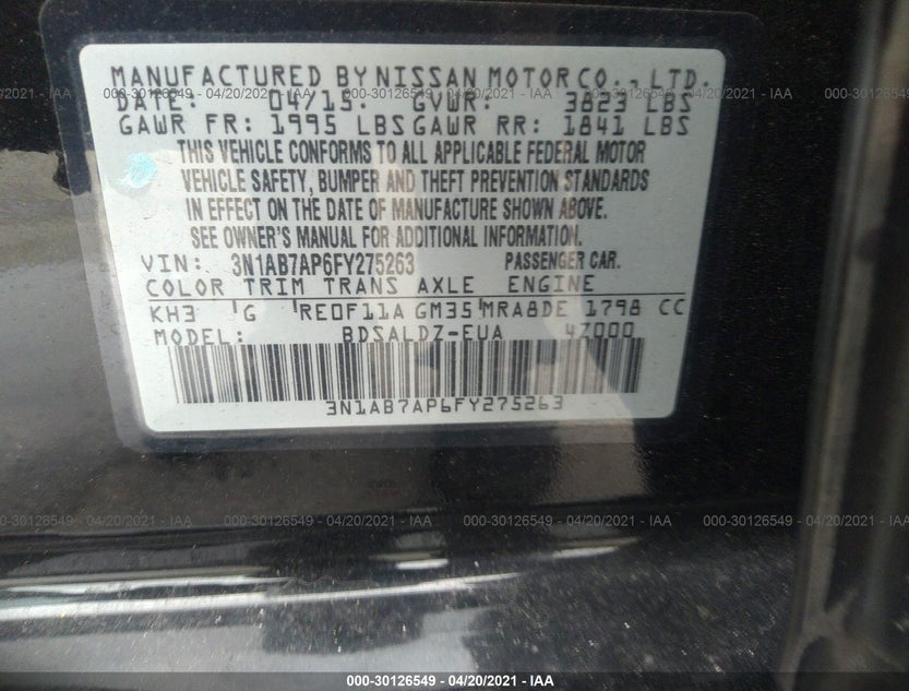 3N1AB7AP6FY275263