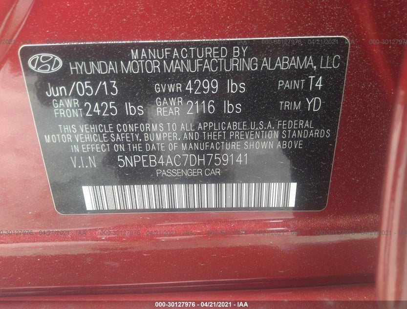 5NPEB4AC7DH759141
