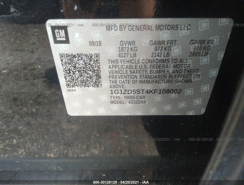 1G1ZD5ST4KF108002