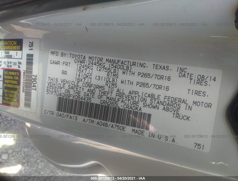 5TFTU4GN9FX064435