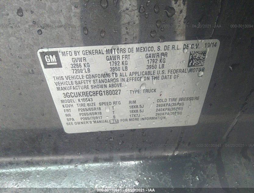 3GCUKREC8FG180027