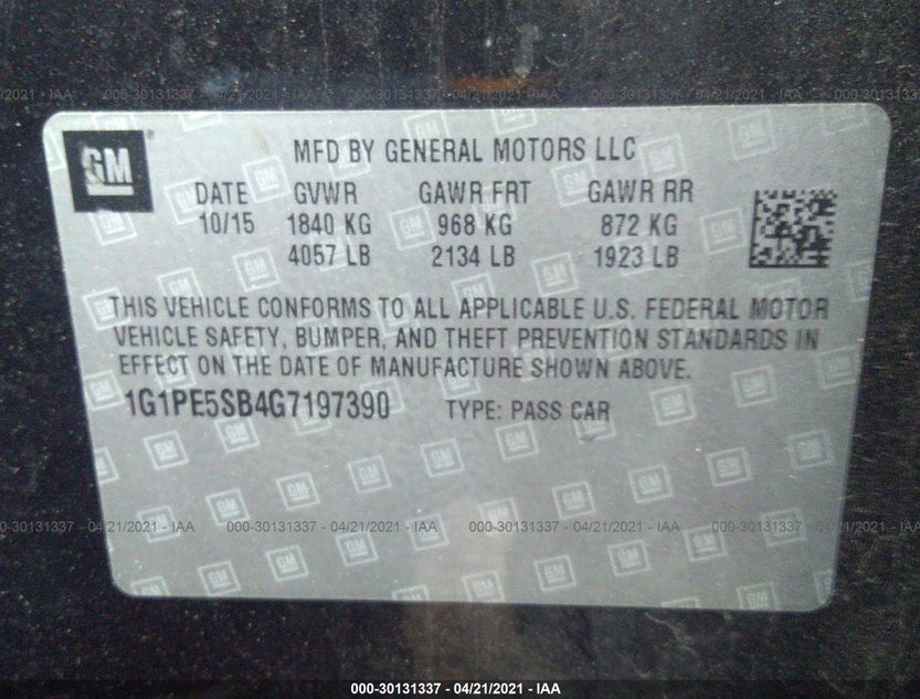 1G1PE5SB4G7197390
