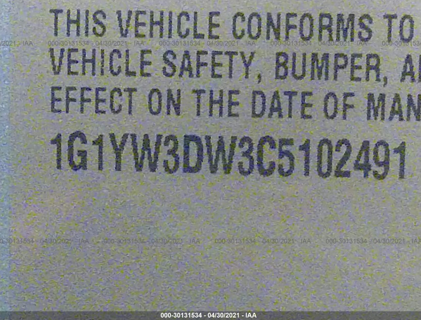 1G1YW3DW3C5102491