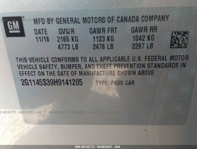 2G1145S39H9141205