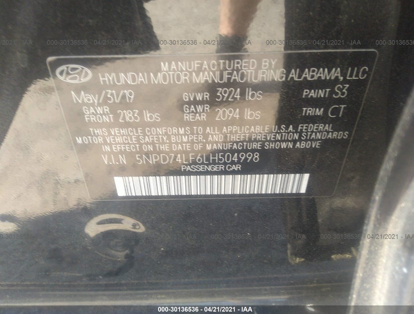 5NPD74LF6LH504998
