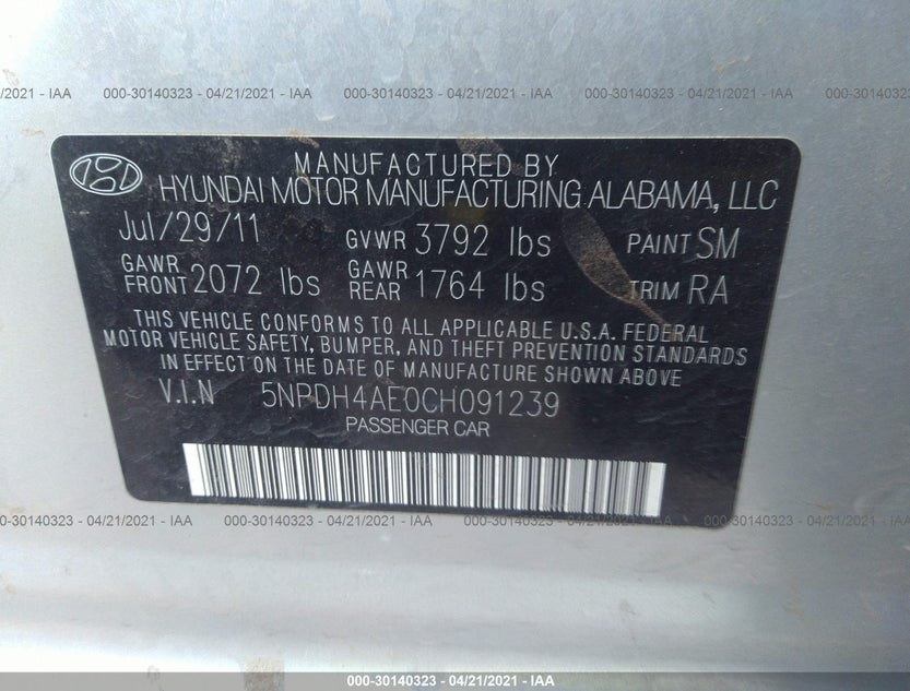 5NPDH4AE0CH091239