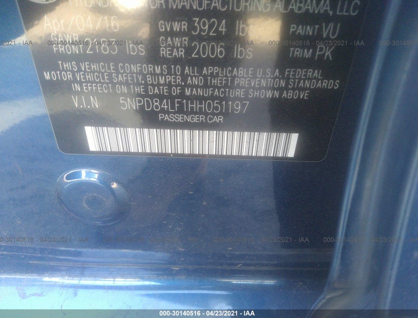 5NPD84LF1HH051197