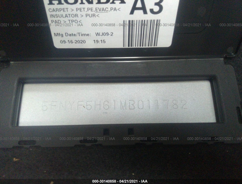 5FNYF5H61MB011782