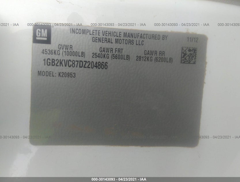 1GB2KVC87DZ204866