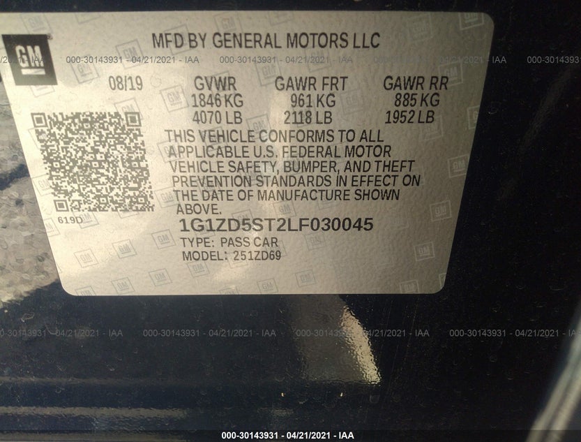 1G1ZD5ST2LF030045