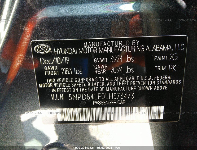 5NPD84LF0LH573473