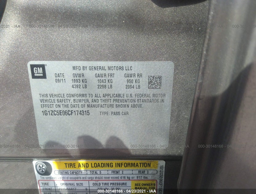 1G1ZC5E06CF174315